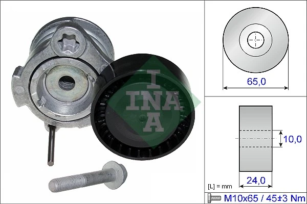 Belt Tensioner, V-ribbed belt
